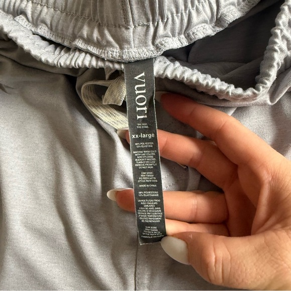 Vuori  Sunday Performance Jogger Light Gray Active Gym Men’s Size XXL - Picture 9 of 9